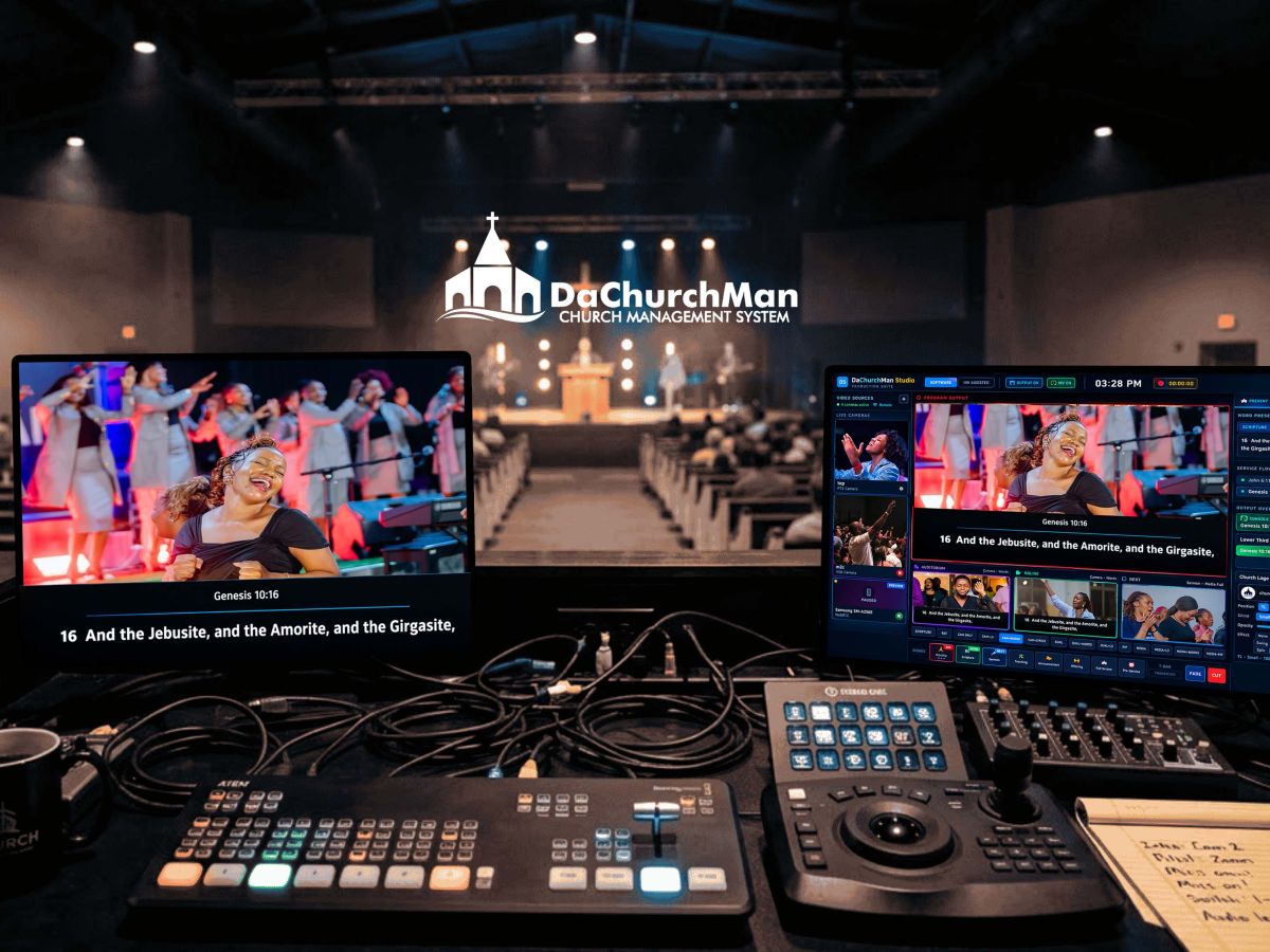 Church team using DaChurchMan